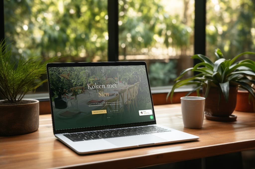 Koken met Sien Laptop Mockup