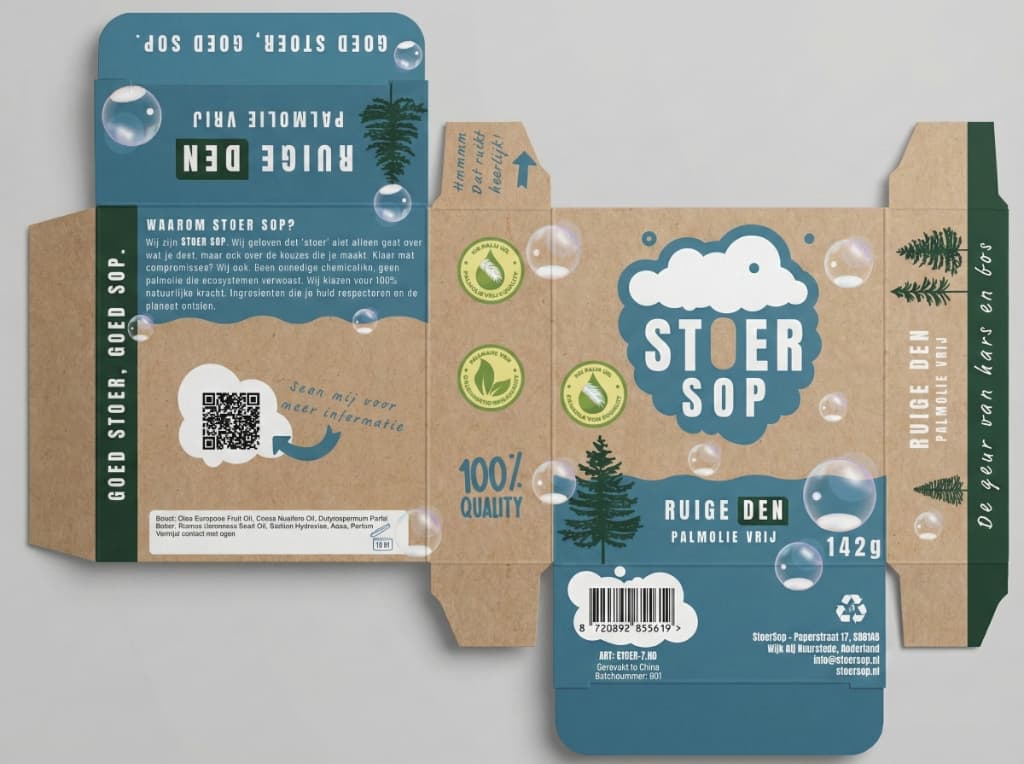 Stoersop Flat Packaging Design